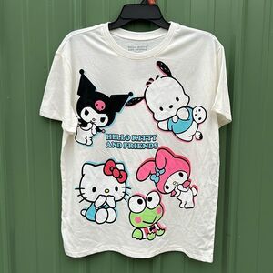 Women’s Hello Soft Kitty & Friends Graphic Short Sleeve T-Shirt Size M